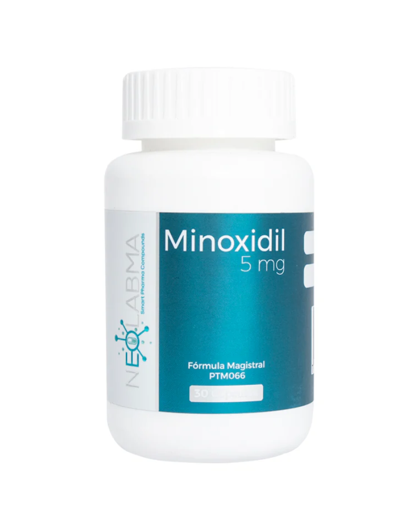 Minoxidil Oral 90 Capsules 5 mg. The best price on the market. NEOLABMA.