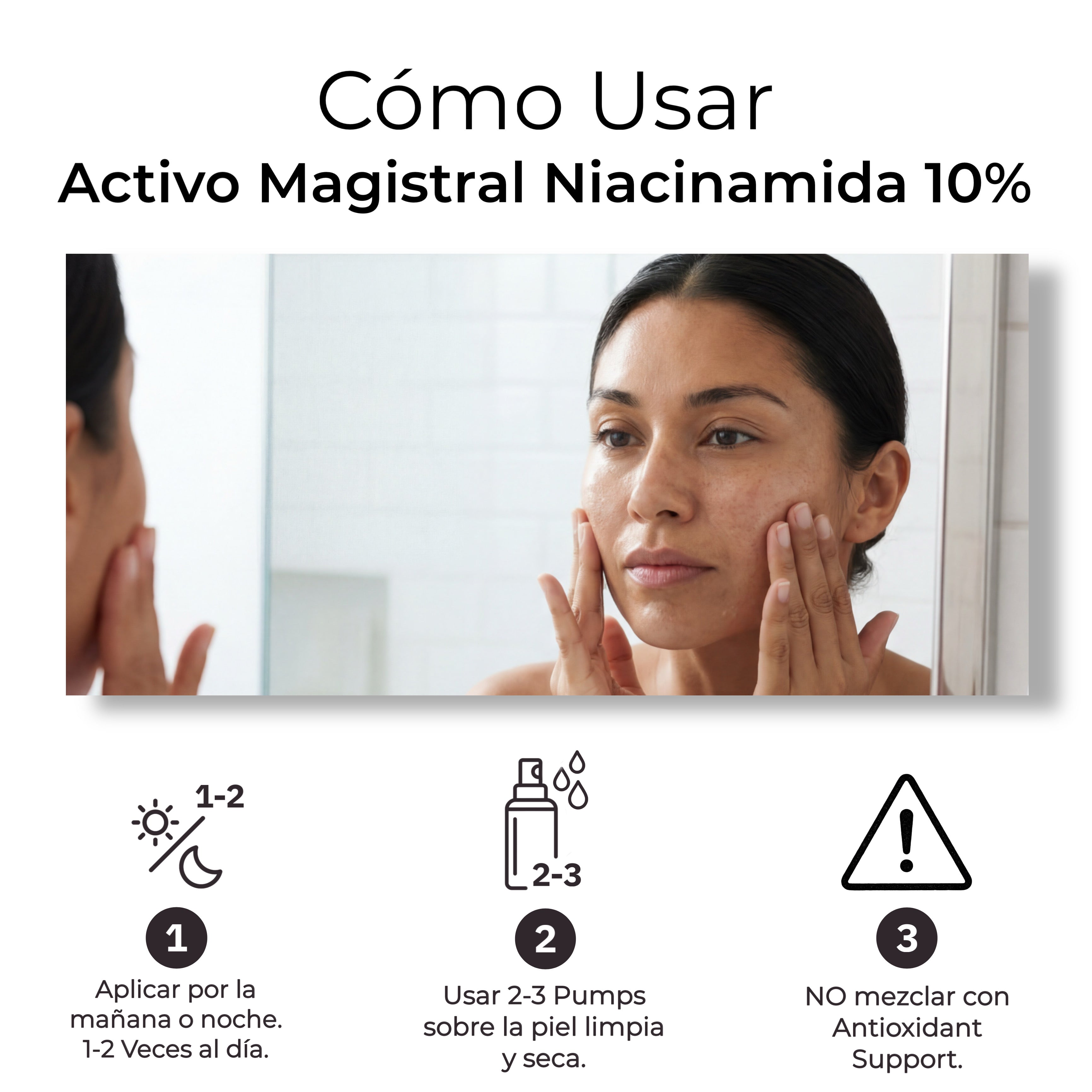 Activo Magistral Niacinamida 10% Elimina manchas